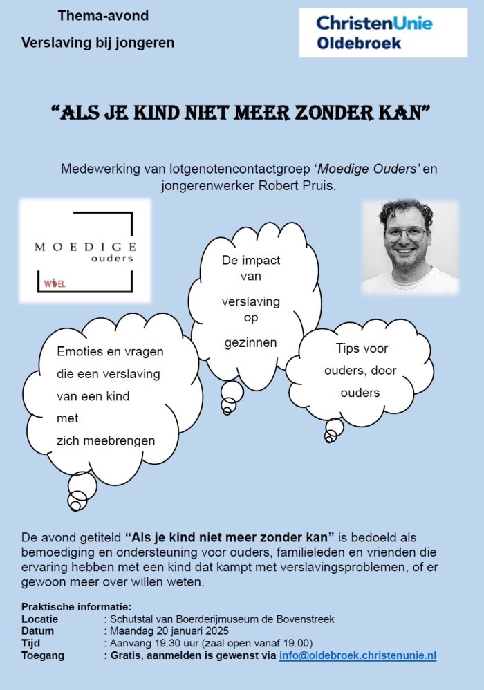 Themaavond CU - Als je kind niet meer zonder kan -